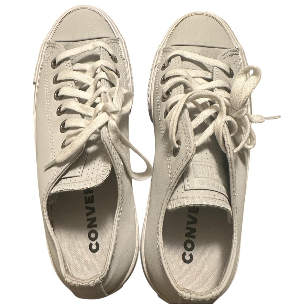 Converse All Star Light Gray and White Sneakers women size 6.5 new without box